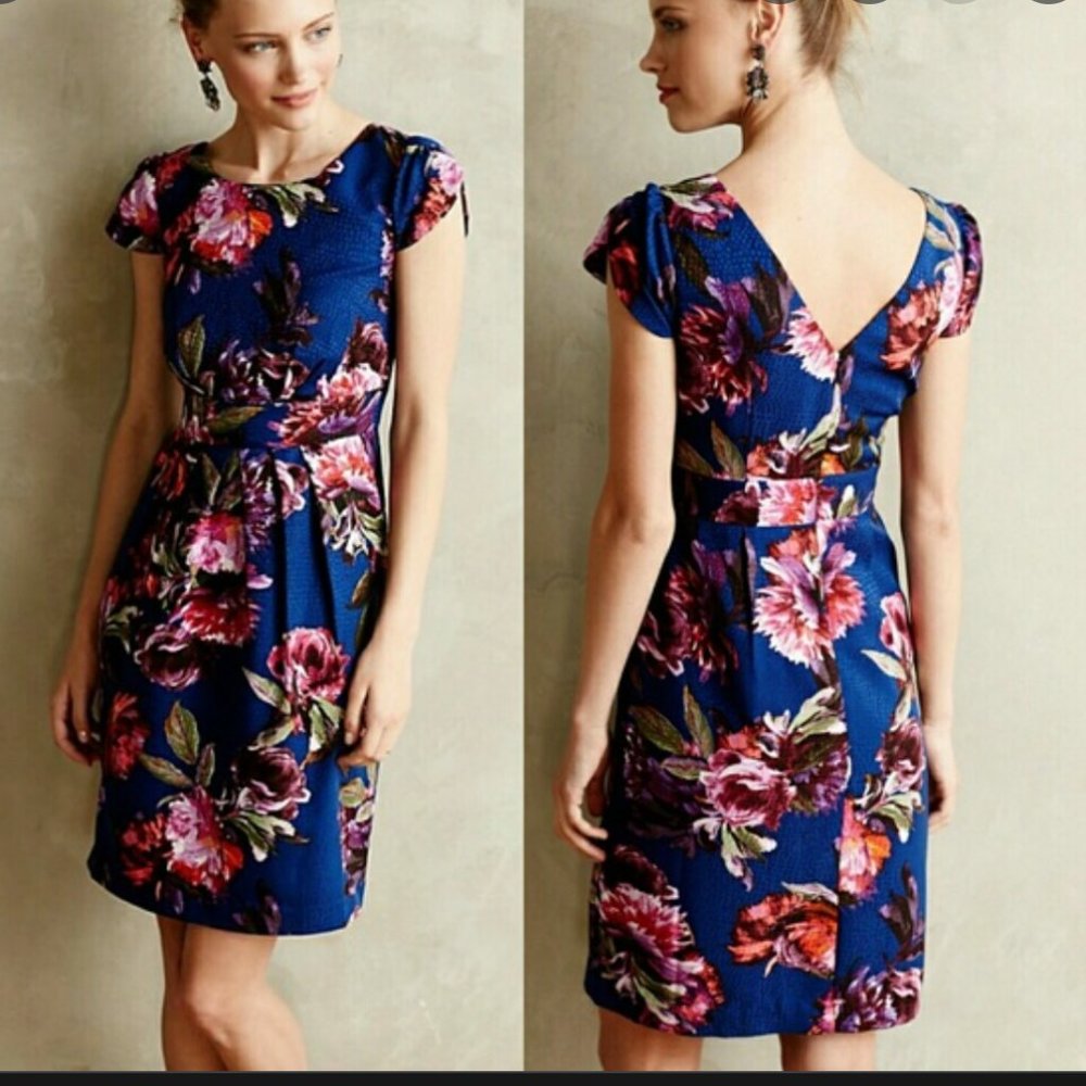 Anthropologie Moulinette Soeurs Rosado Sheath Dress Size 0
